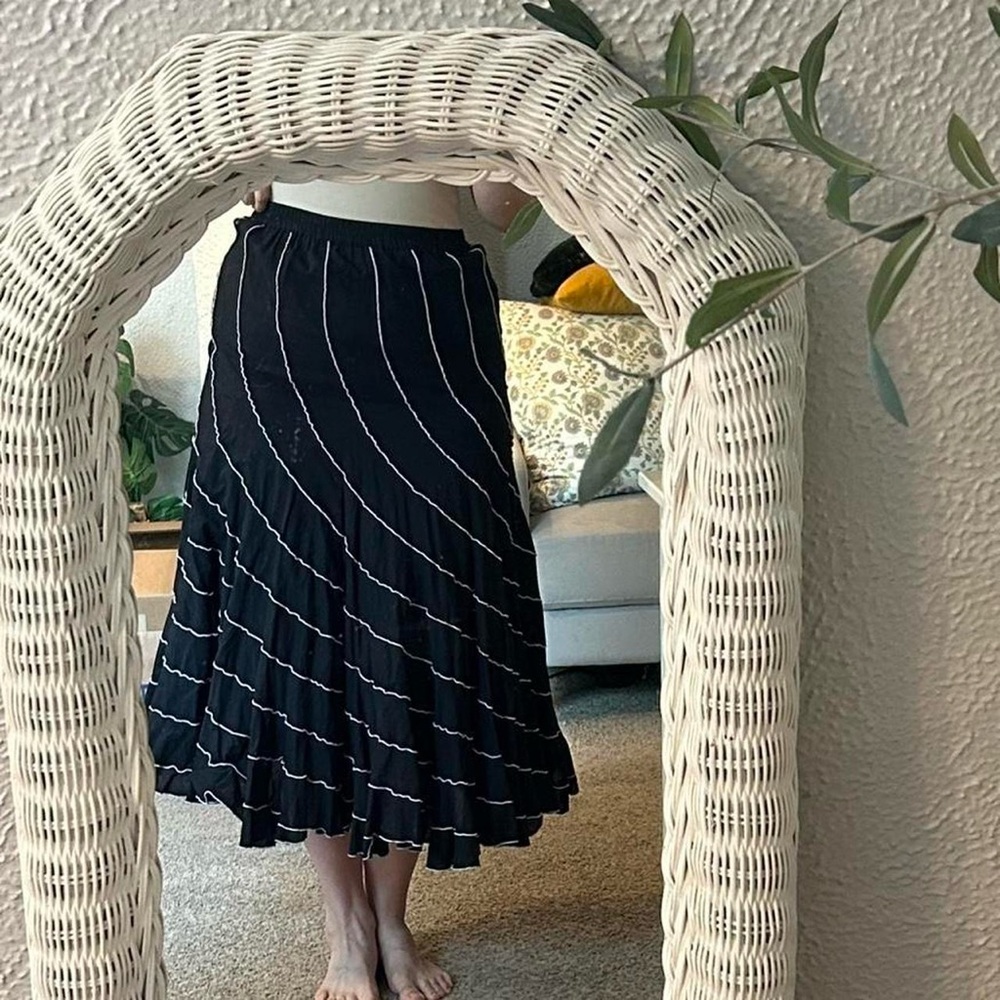 Y2K Fantazia Black Pleated Skirt